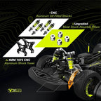 Carbon Fiber RC Drift Cars For , Max 50 Mph Fast RC Rally Car,