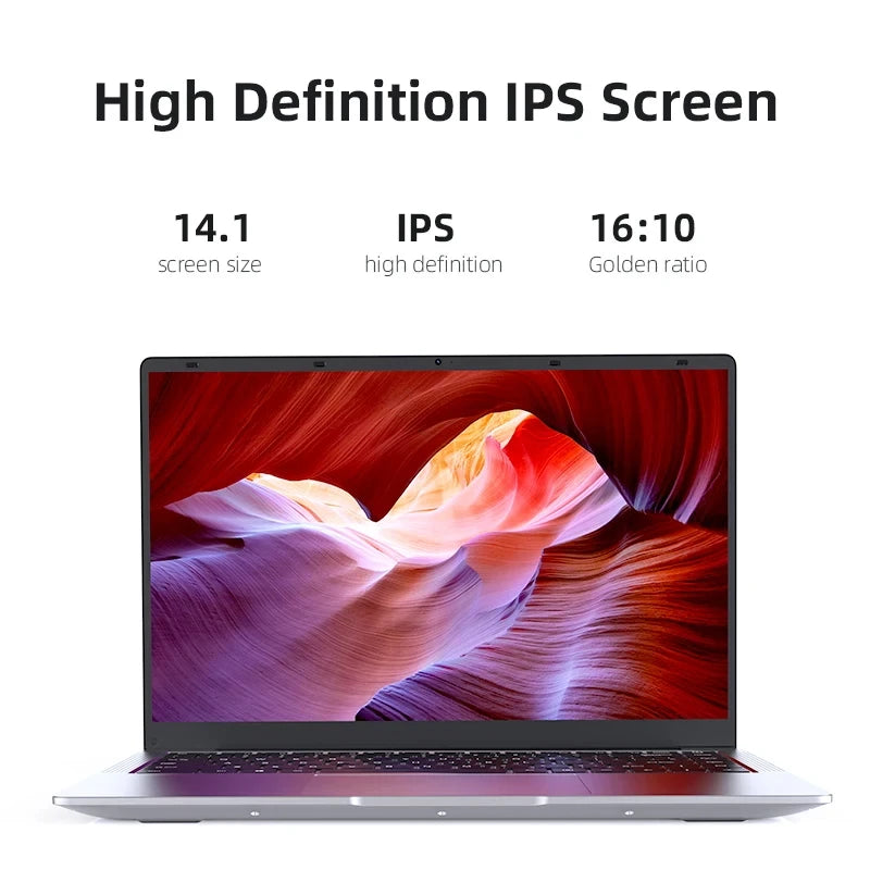 14.1" Ultra Slim Windows 11 Pro Laptop Computer