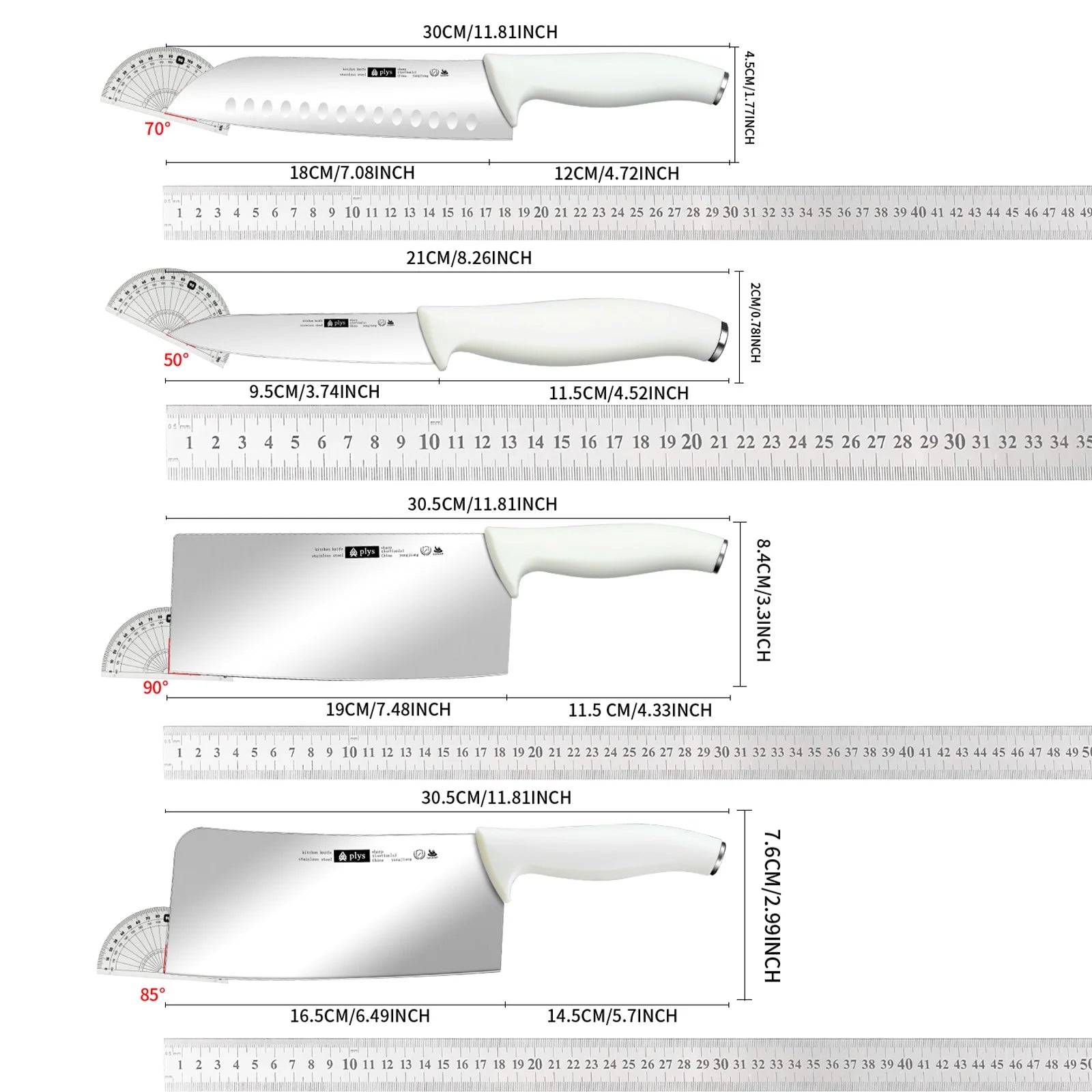 1/4-Piece kitchen Knife Set -