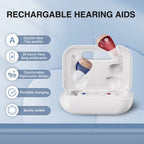 JINGHAO 1 Pair Mini Hearing Aids