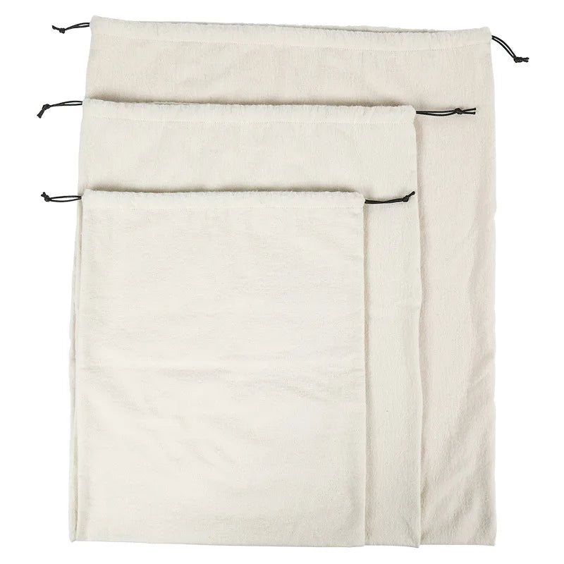 Suede Drawstring Bag