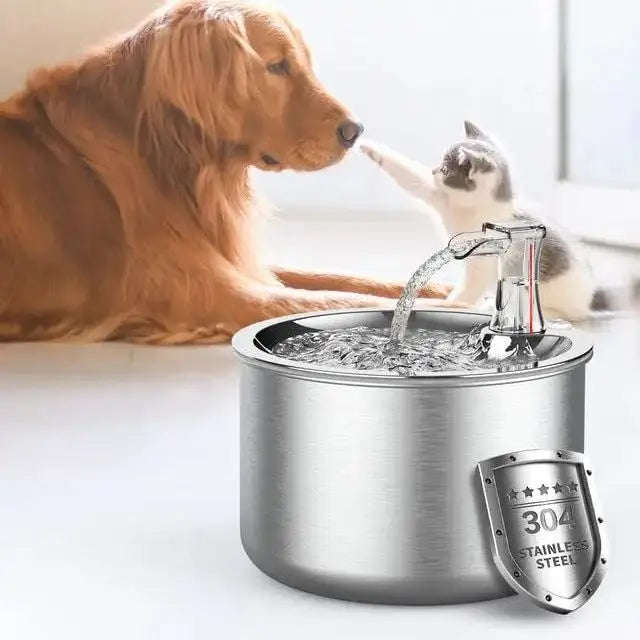 steel pet water dispenser