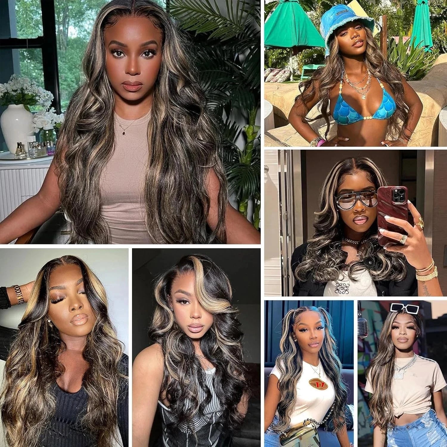 Brazilian Colored Lace Front Wig
