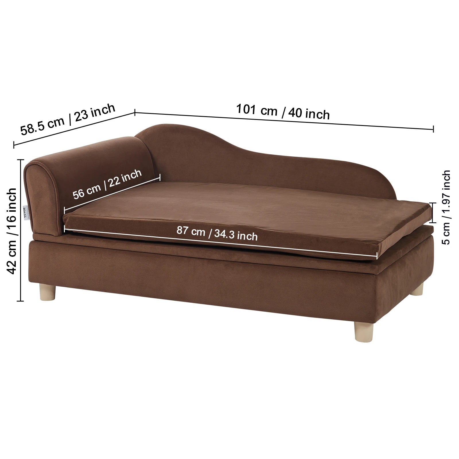 Medium-Sized Pet Couch