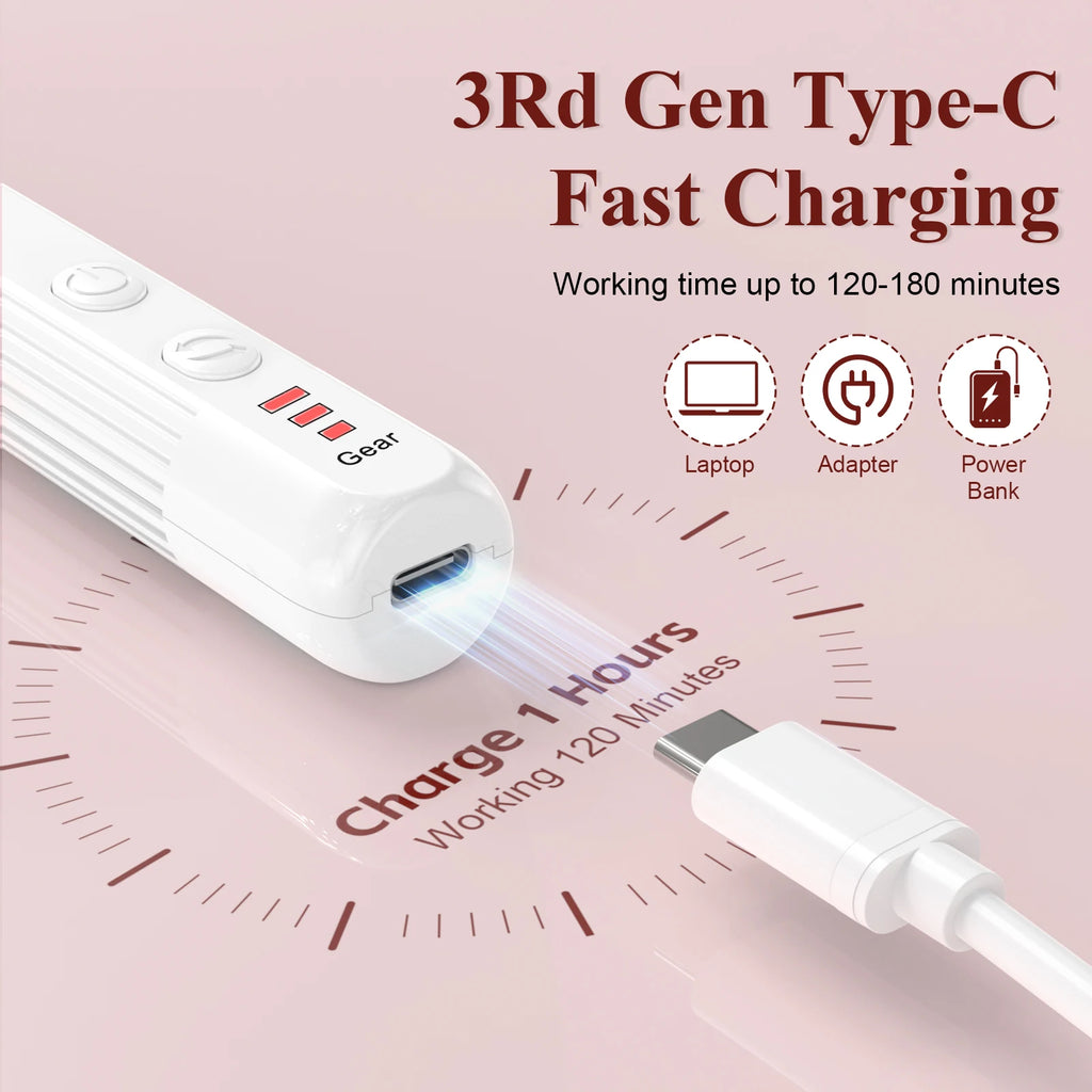 Nail Drill Set, 2,0000 RPM