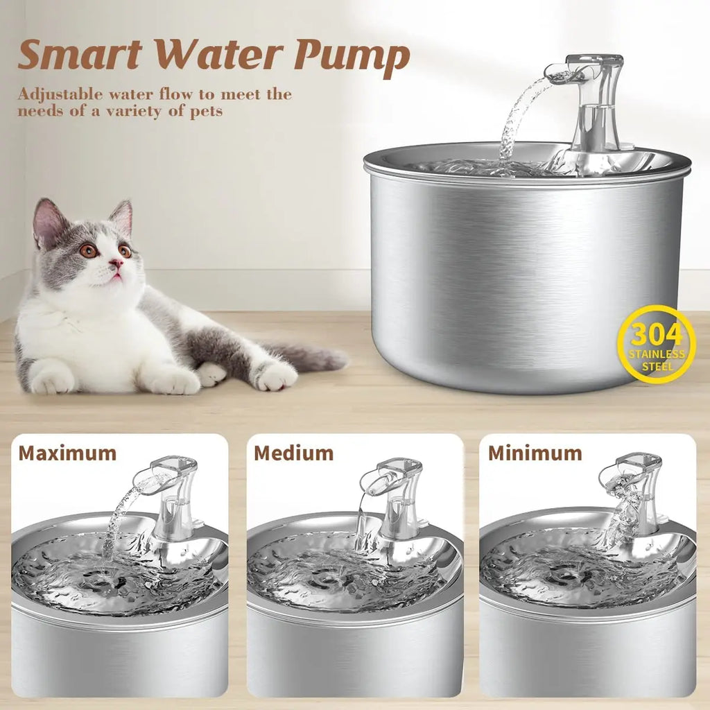 steel pet water dispenser
