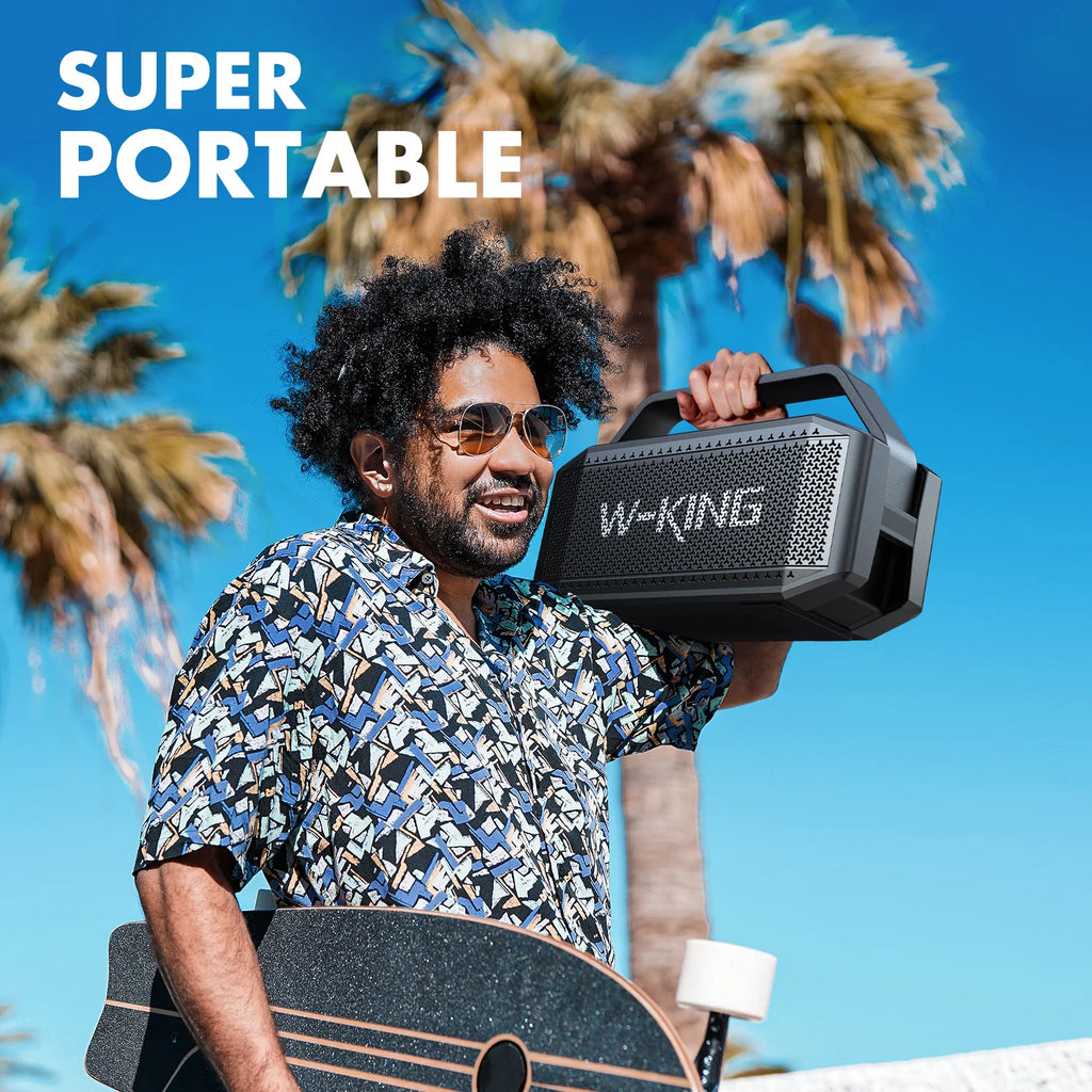 W-KING 100W Peak 60W RMS Deep Bass Bluetooth