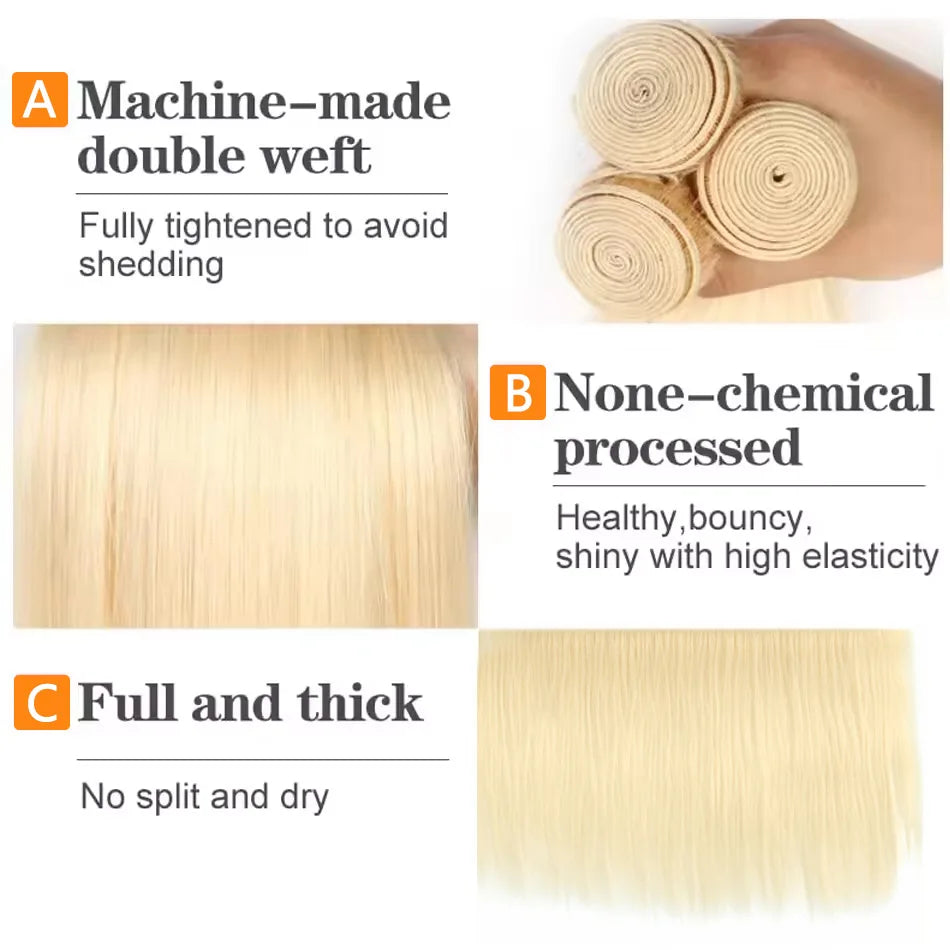 Human Hair Golden 
Brazilian