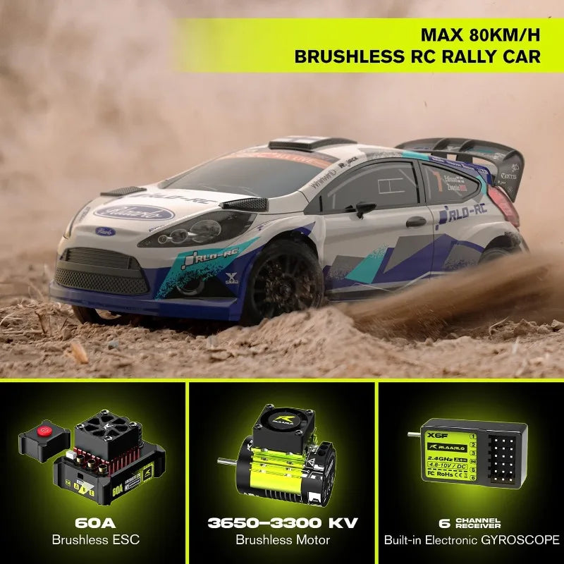 Carbon Fiber RC Drift Cars For , Max 50 Mph Fast RC Rally Car,