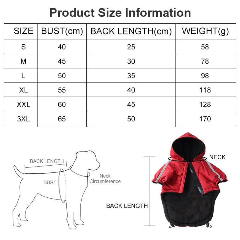 Winter  Dog  Hooded Jacket