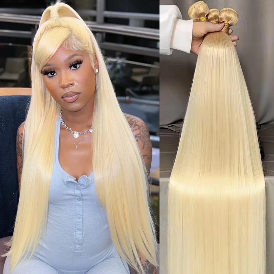 Human Hair Golden 
Brazilian