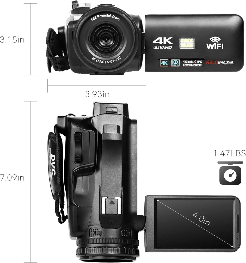 UHD 4k Video Camera Camcorder