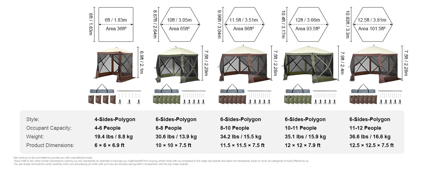 Pop Up Gazebo Tent,