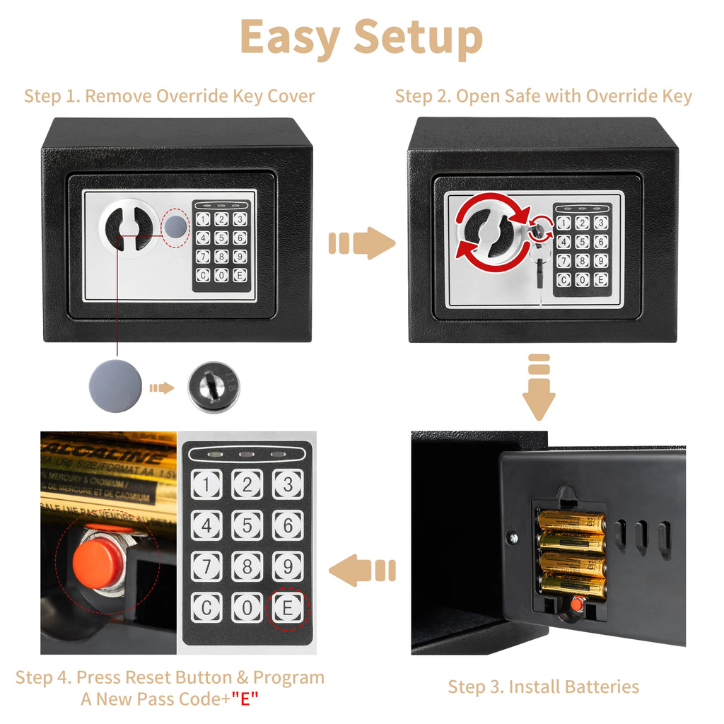 Deli Premium Security Safe Box,