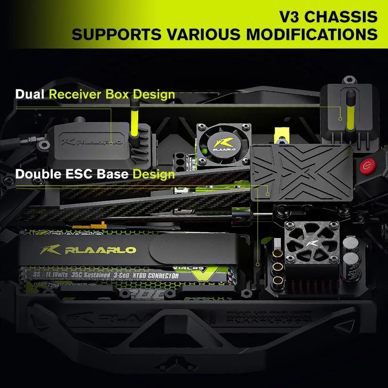 Carbon Fiber RC Drift Cars For , Max 50 Mph Fast RC Rally Car,