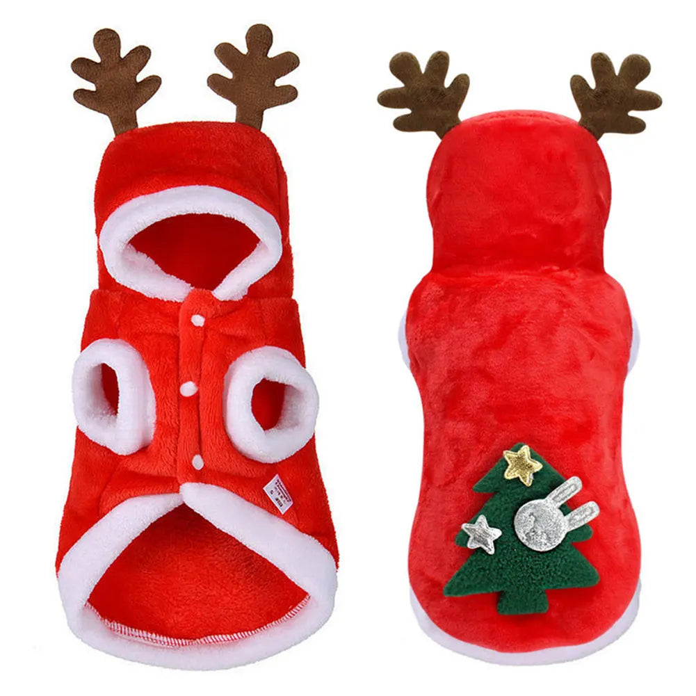 Christmas Pet Clothes Winter