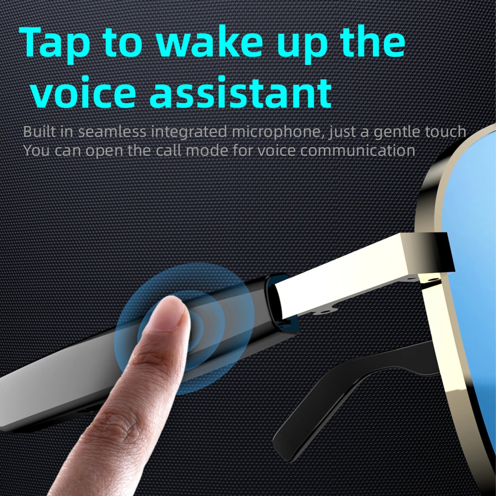 New noise reduction smart glasses, wireless calls,