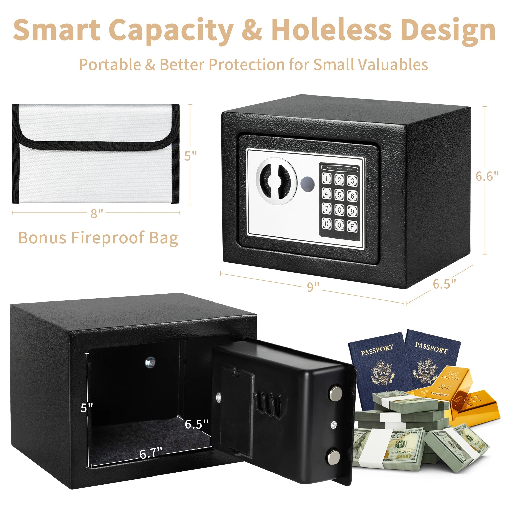 Deli Premium Security Safe Box,