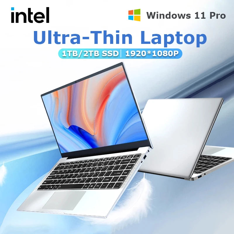 14.1" Ultra Slim Windows 11 Pro Laptop Computer