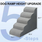 28.7”H  Non-Slip Dog