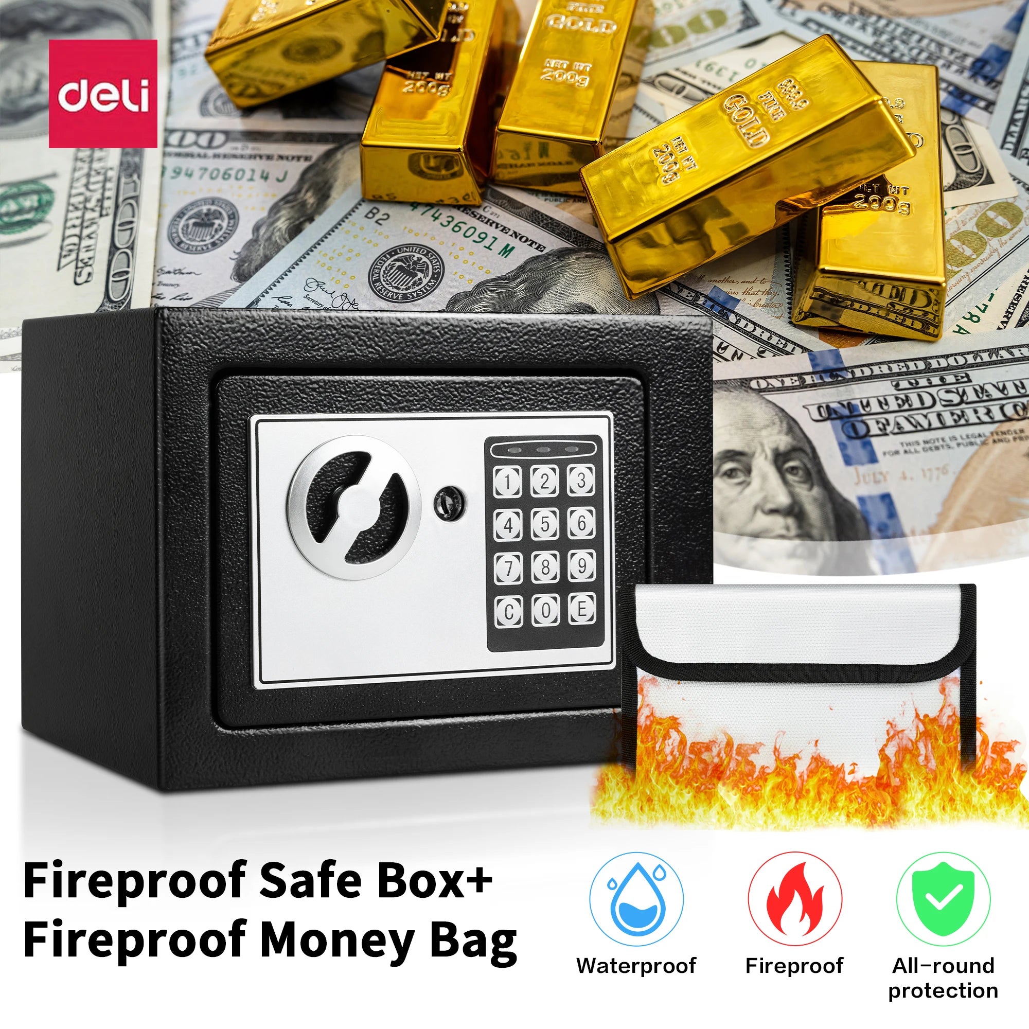 Deli Premium Security Safe Box,