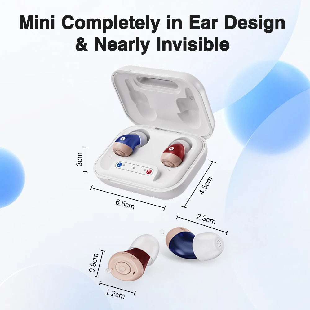 JINGHAO 1 Pair Mini Hearing Aids