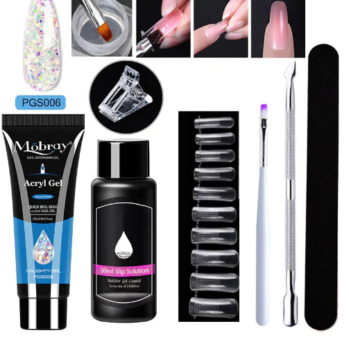 "Mobray Poly Gel Nail Kit"