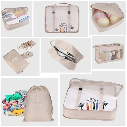 “8 Piece Travel Organizer”