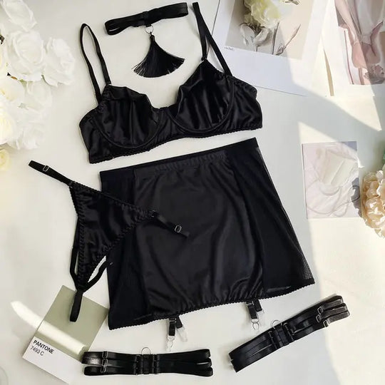 “Classic Appeal 5 Piece Lingerie Set”