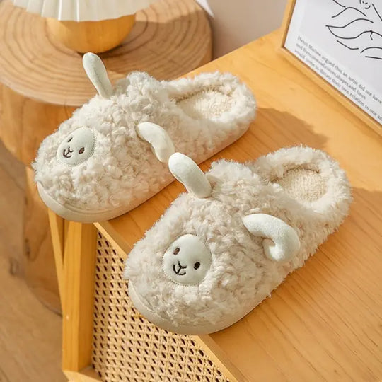 “Little Lamb Cozy Slippers”