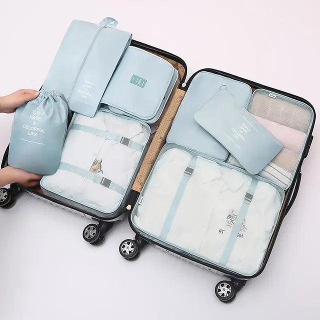 “8 Piece Travel Organizer”