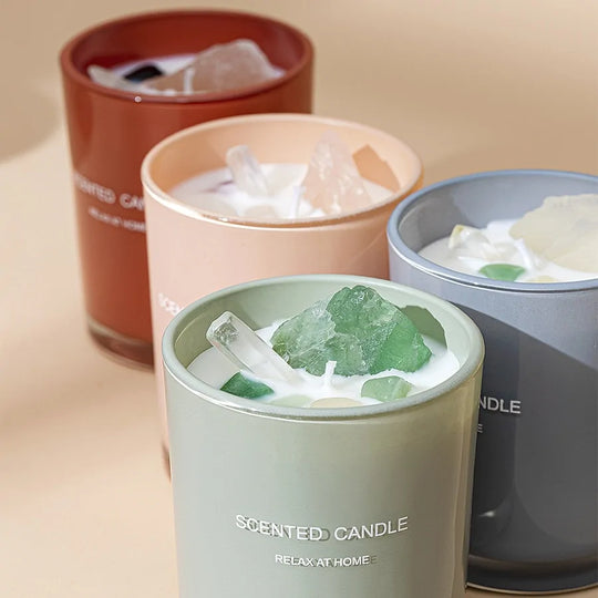 “Scented Mineral Candles”