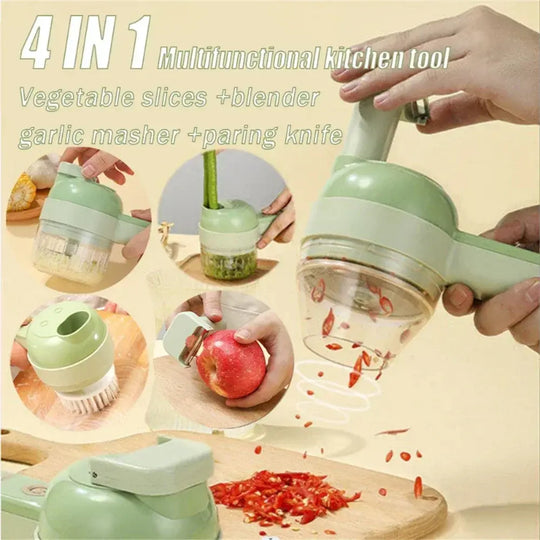 “Electric 4-in-1 Food Processor”