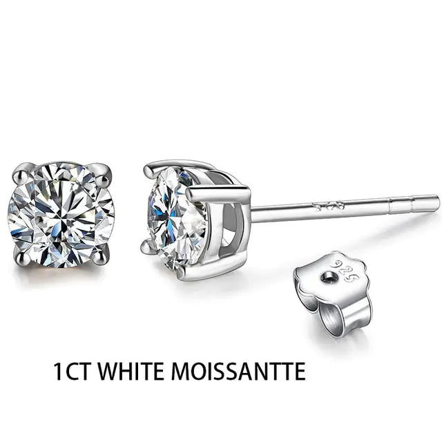 “Fashion Moissonite Stud Earrings”