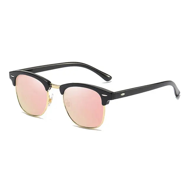 “Classic Polarized Half Frame Fashion Sunglasses”