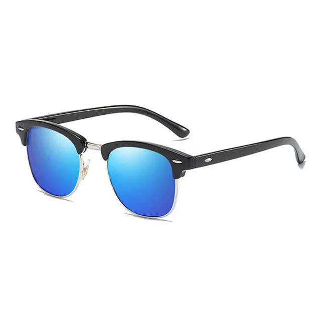 “Classic Polarized Half Frame Fashion Sunglasses”