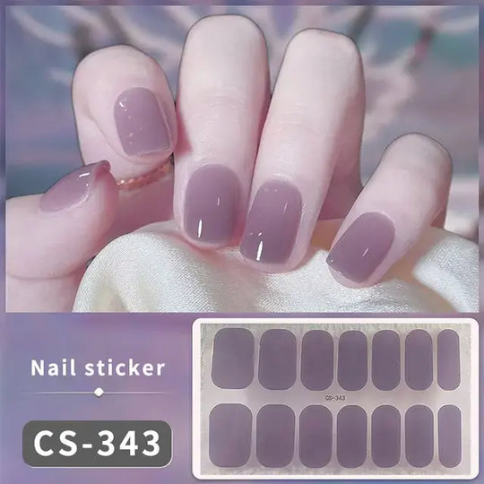 “Gel Nail Stickers”