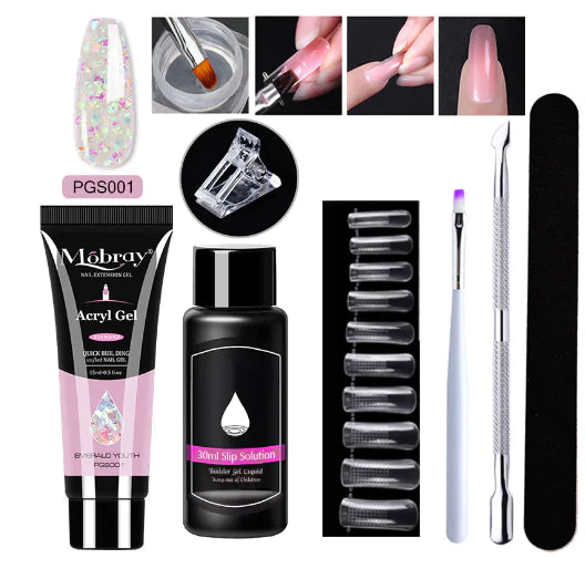 "Mobray Poly Gel Nail Kit"