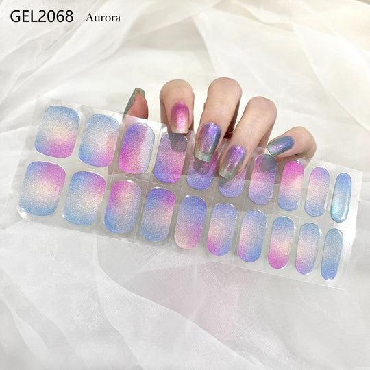 Pure Color Onion Powder Baking-free Gel Nail Art