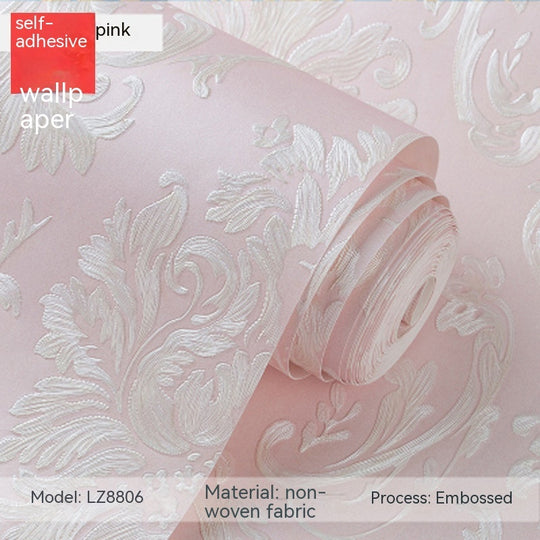 Self-adhesive Non-woven 3D Fine Pressing Wallpaper