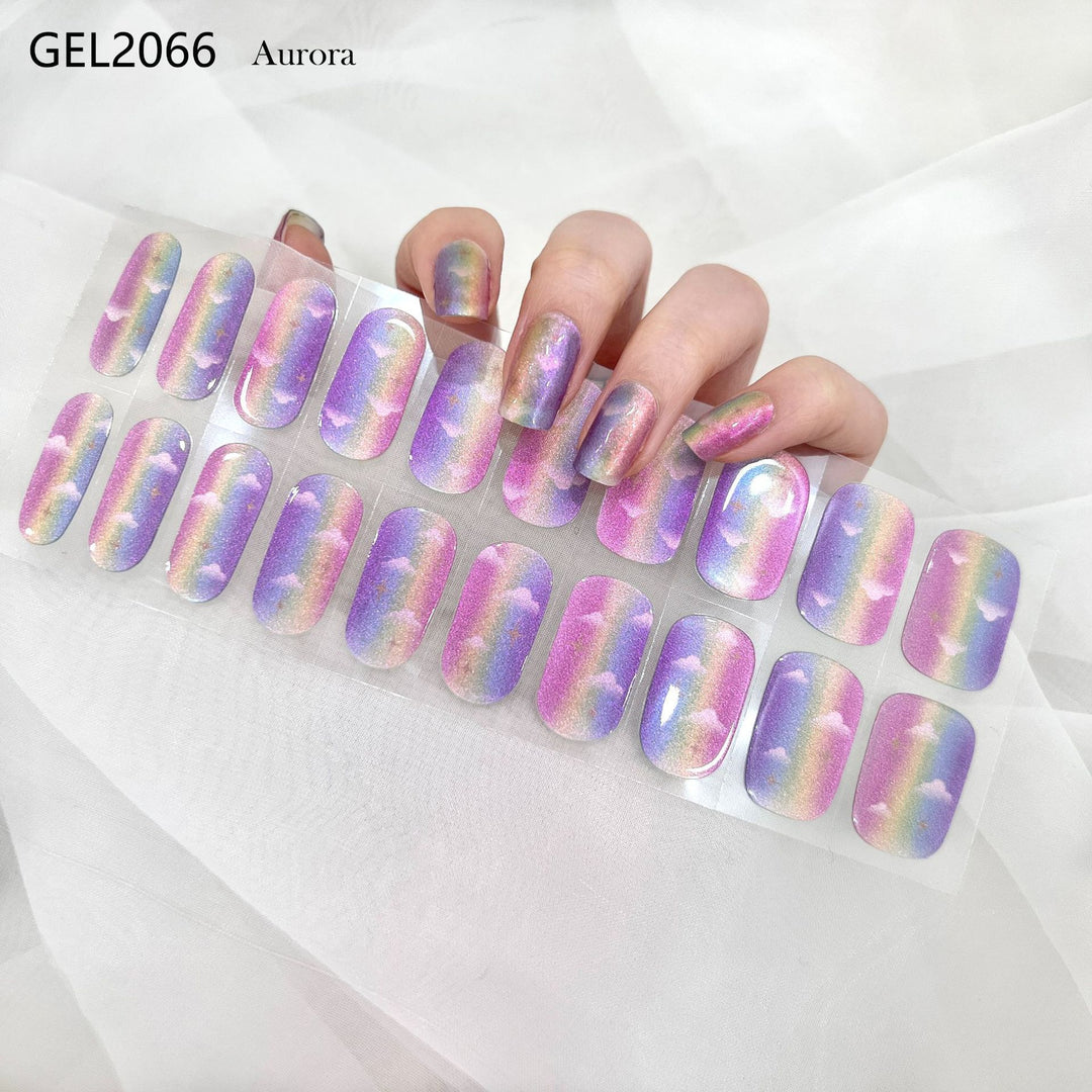 Pure Color Onion Powder Baking-free Gel Nail Art