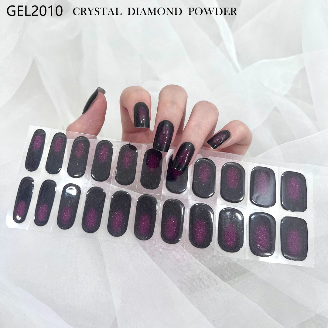 Pure Color Onion Powder Baking-free Gel Nail Art