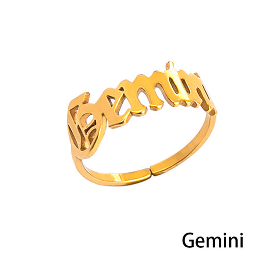 “Horoscope Fashion Ring”