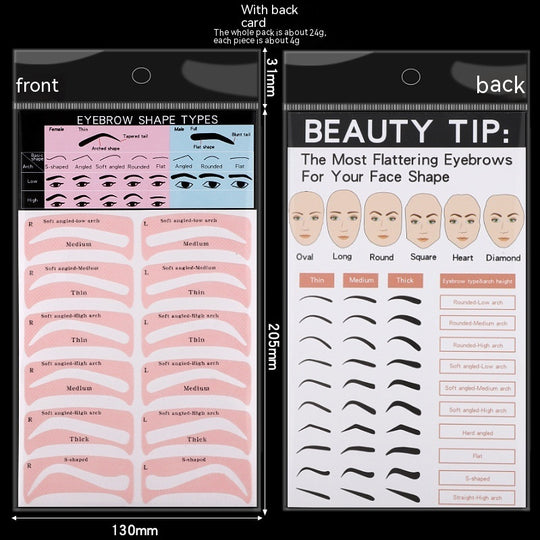 “10 Eyebrow Shaping Stencils”