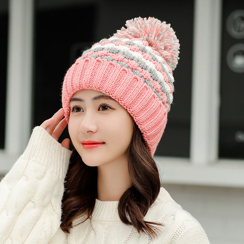 Knit Hat Sweet And Cute All Match Cycling Hood Women