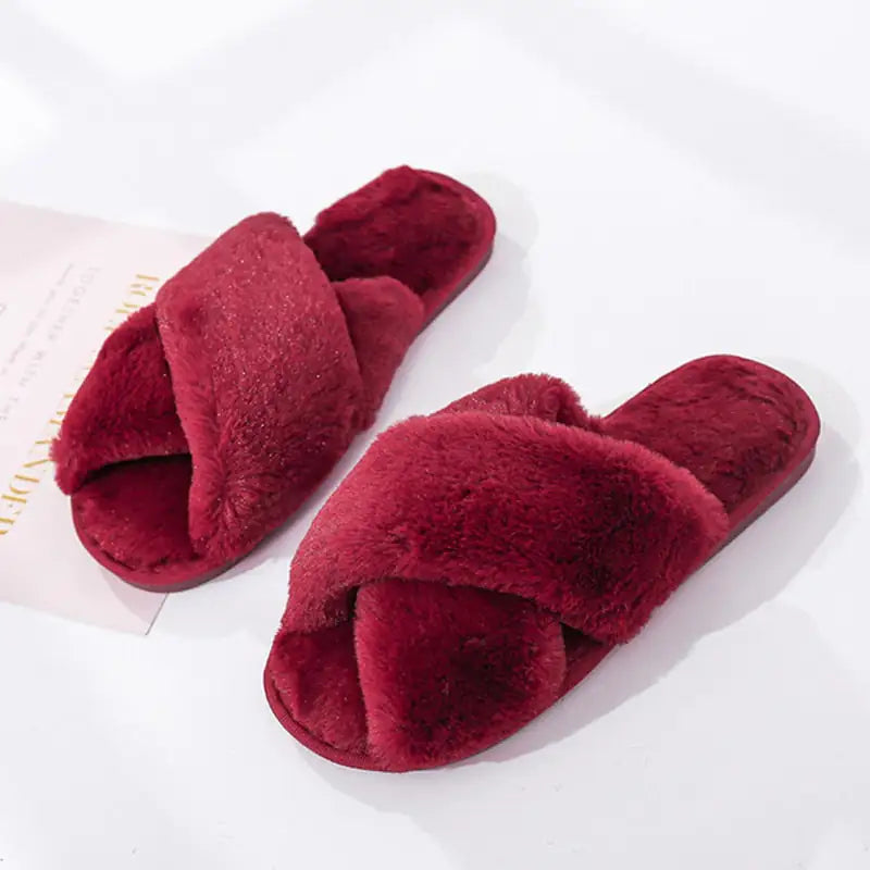 “Winter Plush Slides”