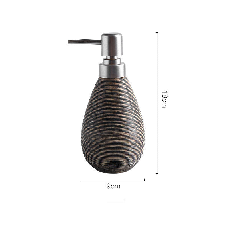 “Textured Ceramic Soap Pump”