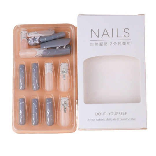 “Wedding Bling XL Square Tip Fashion Nails”