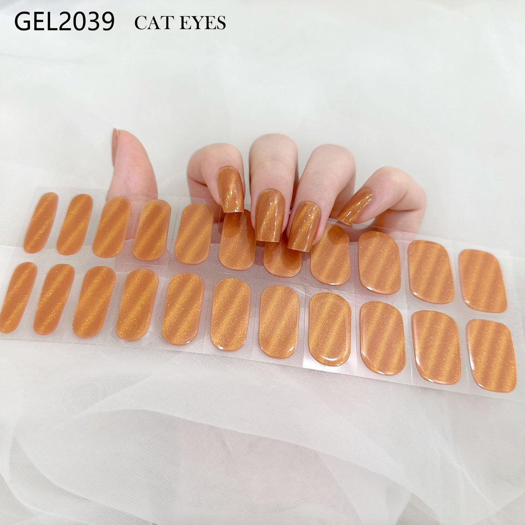 Pure Color Onion Powder Baking-free Gel Nail Art