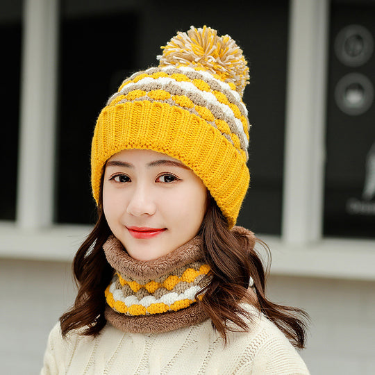 Knit Hat Sweet And Cute All Match Cycling Hood Women